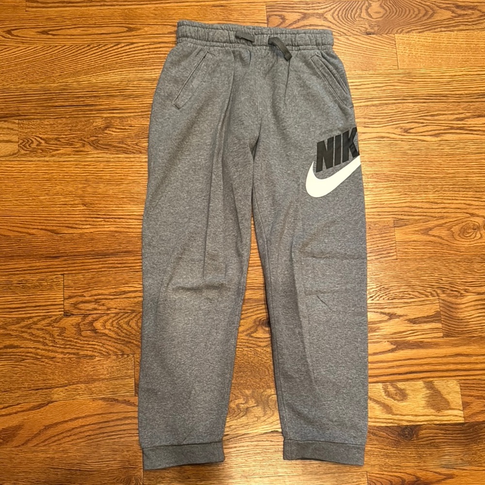 Nike Gray Sweatpants Tapered Fit